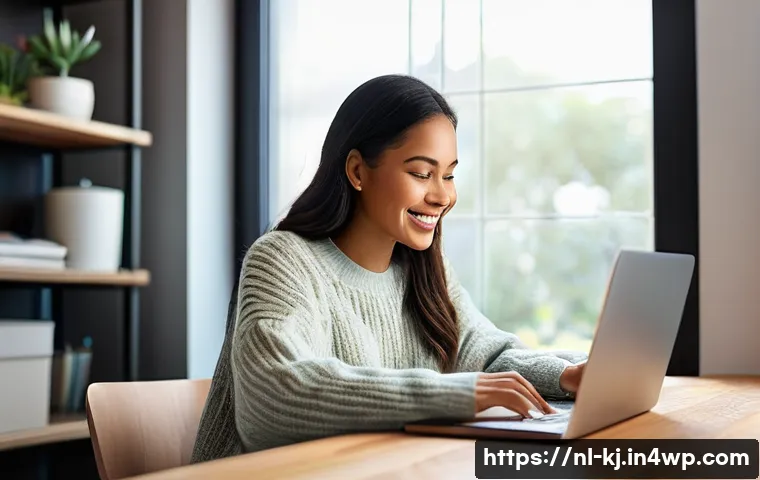 웹 기술을 활용한 개인 브랜딩 전략 - **Prompt 1: The Digital Creator's Haven**
    "A cozy and modern home office setting, bathed in soft...