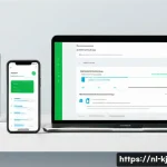 사용자 피드백 수집을 위한 웹 폼 디자인 - A modern, clean digital feedback form interface displayed on a sleek desktop and smartphone screen s...